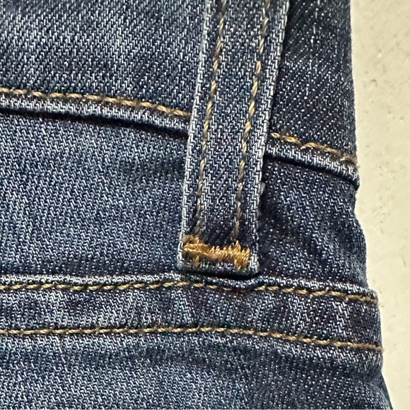 065 J BRAND | USA Dark Blue Heritage Mid Rise Skinny Flare Martini Jeans (Sz 25) - Picture 6 of 15